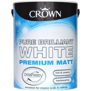 Crown Walls & Ceilings Matt Emulsion Paint - 5L Crown Walls & Ceilings Matt Emulsion Paint - 5L