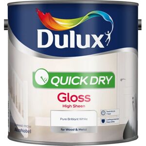 Dulux White High Sheen Interior & Exterior Gloss Paint - 2.5L Dulux White High Sheen Interior & Exterior Gloss Paint - 2.5L