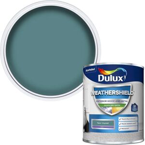 Dulux Weathershield Quick Dry Satin Paint - Exterior Satin - Teal Voyage - Paint and Wood Stain Dulux Weathershield Quick Dry Satin Paint - Exterior Satin - Teal Voyage - Paint and Wood Stain