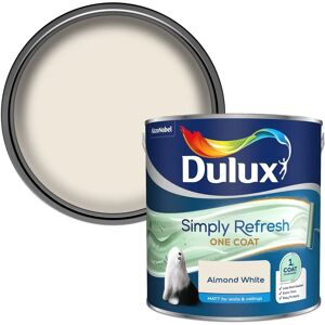 Dulux Simply Refresh Almond White - Matt Emulsion Paint - 2.5L - Paint Dulux Simply Refresh Almond White - Matt Emulsion Paint - 2.5L - Paint