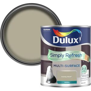 Dulux Dulux Simply Refresh Multi Surface Eggshell Paint - Overtly Olive - 750ML Dulux Dulux Simply Refresh Multi Surface Eggshell Paint - Overtly Olive - 750ML