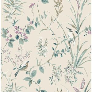 Mariko Bird Floral Wallpaper - Elegant Bird and Flower Pattern Wallpaper for Bedrooms and Lounges Mariko Bird Floral Wallpaper - Elegant Bird and Flower Pattern Wallpaper for Bedrooms and Lounges