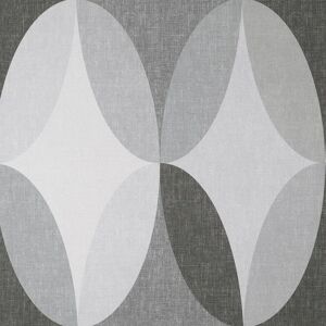 Crown Kirby Oval Charcoal Geometric Wallpaper - Wallpaper Crown Kirby Oval Charcoal Geometric Wallpaper - Wallpaper
