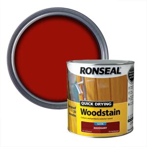Ronseal Mahogany Woodstain Satin 2.5L - Woodstain and Varnish Ronseal Mahogany Woodstain Satin 2.5L - Woodstain and Varnish