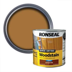 Ronseal Model 30946 Antique Pine Woodstain - Quick Dry Satin - 2.5L Ronseal Model 30946 Antique Pine Woodstain - Quick Dry Satin - 2.5L