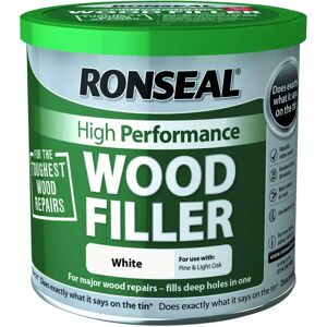 Ronseal White High-Performance Wood Filler - 550g - Interior/Exterior Repair Ronseal White High-Performance Wood Filler - 550g - Interior/Exterior Repair