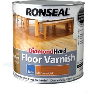 Ronseal Medium Oak Satin Floor Varnish - Floor Varnish Ronseal Medium Oak Satin Floor Varnish - Floor Varnish