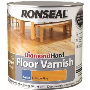 Ronseal Antique Pine Satin Floor Varnish - Floor Varnish Ronseal Antique Pine Satin Floor Varnish - Floor Varnish