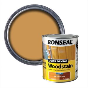 Ronseal 34572 Natural Pine Woodstain - Satin, Quick Dry, 750ml Ronseal 34572 Natural Pine Woodstain - Satin, Quick Dry, 750ml