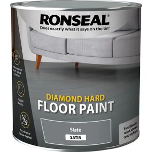 Ronseal Diamond Hard Floor Paint Satin Slate - 2.5L Ronseal Diamond Hard Floor Paint Satin Slate - 2.5L