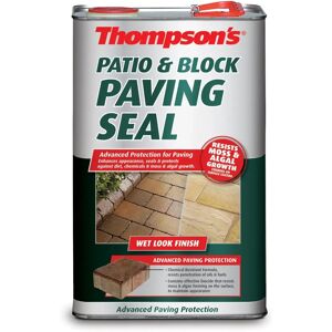 Ronseal RSLPBPSWL5L Wet Look Patio & Block Paving Seal - 5L Ronseal RSLPBPSWL5L Wet Look Patio & Block Paving Seal - 5L