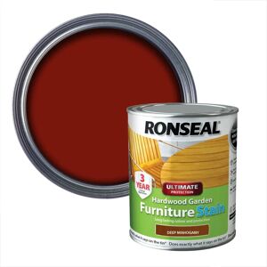 Ronseal Hardwood Garden Furniture Stain Deep Mahogany - 750ml Ronseal Hardwood Garden Furniture Stain Deep Mahogany - 750ml