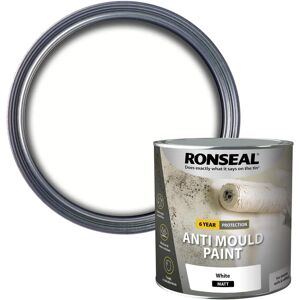 Ronseal White 2.5L 6-Year Anti Mould Paint - Interior Walls Ronseal White 2.5L 6-Year Anti Mould Paint - Interior Walls
