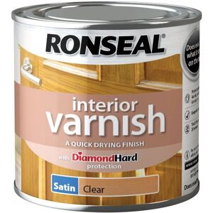 Ronseal Interior Varnish Satin - 250ml - Varnish for interior wood Ronseal Interior Varnish Satin - 250ml - Varnish for interior wood