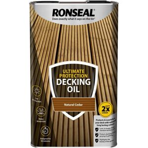 Ronseal RSLUDONC5L 5L Natural Cedar Decking Oil - Decking Oil Ronseal RSLUDONC5L 5L Natural Cedar Decking Oil - Decking Oil