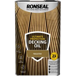 Ronseal Natural Oak Decking Oil - Protect & Revive - Decking Oil Ronseal Natural Oak Decking Oil - Protect & Revive - Decking Oil
