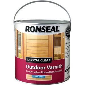 Ronseal Model 37366 Satin Clear Outdoor Varnish - Varnish 2.5L Ronseal Model 37366 Satin Clear Outdoor Varnish - Varnish 2.5L