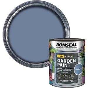 Ronseal Garden Paint Cornflower - Garden Paint - 750ml Ronseal Garden Paint Cornflower - Garden Paint - 750ml
