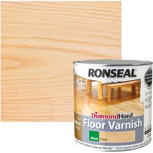 Ronseal Diamond Hard Floor Varnish Matt 2.5L - Floor Varnish Ronseal Diamond Hard Floor Varnish Matt 2.5L - Floor Varnish