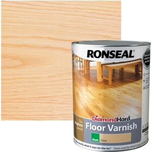 Ronseal 37540 Diamond Hard Floor Varnish Matt 5L Ronseal 37540 Diamond Hard Floor Varnish Matt 5L