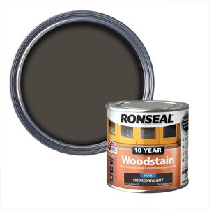 Ronseal Smoked Walnut 10 Year Woodstain - Exterior wood protection Ronseal Smoked Walnut 10 Year Woodstain - Exterior wood protection