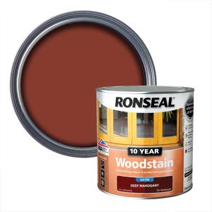 Ronseal Deep Mahogany 10 Year Woodstain 2.5L - Exterior Wood Protection Ronseal Deep Mahogany 10 Year Woodstain 2.5L - Exterior Wood Protection