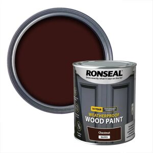 Ronseal Chestnut Weatherproof Wood Paint - Wood Paint Ronseal Chestnut Weatherproof Wood Paint - Wood Paint