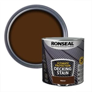 Ronseal Walnut Decking Stain - 2.5L - Decking Stain Ronseal Walnut Decking Stain - 2.5L - Decking Stain