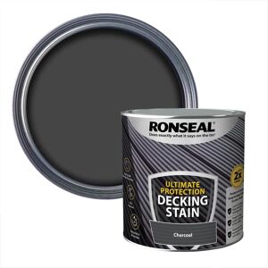 Ronseal Charcoal Decking Stain - 2.5L - Weatherproof, Slip Resistant Ronseal Charcoal Decking Stain - 2.5L - Weatherproof, Slip Resistant