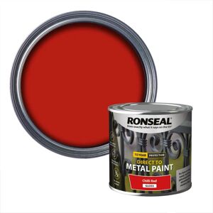 Ronseal Chilli Red Exterior Metal Paint - Paint Ronseal Chilli Red Exterior Metal Paint - Paint