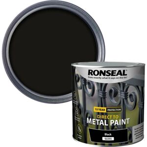 Ronseal 39212 Black Gloss Paint - Paint Ronseal 39212 Black Gloss Paint - Paint
