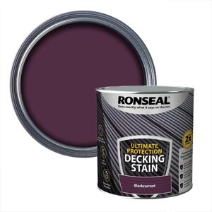 Ronseal Blackcurrant Decking Stain - Weatherproof & Slip-Resistant Ronseal Blackcurrant Decking Stain - Weatherproof & Slip-Resistant