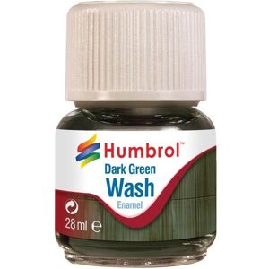 Humbrol Dark Green Enamel Wash - Enamel Model Paint - 28ml Humbrol Dark Green Enamel Wash - Enamel Model Paint - 28ml