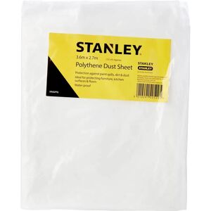 Stanley Dust Sheet - 3.6x2.7m Waterproof Polyethylene Cover Stanley Dust Sheet - 3.6x2.7m Waterproof Polyethylene Cover