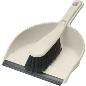 Addis Dustpan and Soft Brush Set - Linen - Soft Bristles Addis Dustpan and Soft Brush Set - Linen - Soft Bristles