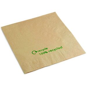 Swantex Recycled Kraft Paper Double Thickness Serviettes - 2000 Swantex Recycled Kraft Paper Double Thickness Serviettes - 2000