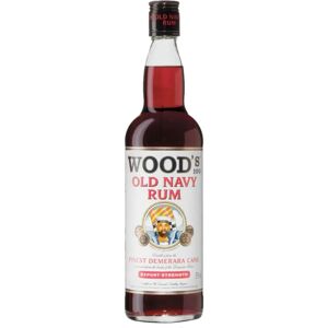 Wood & Co. WOOD'S 100 Old Navy Rum - Rhum - Publicité Wood & Co. WOOD'S 100 Old Navy Rum - Rhum - Publicité