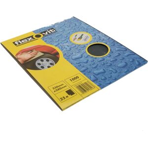 Flexovit 63642558246 Waterproof Sanding Sheets - 25 Pack Flexovit 63642558246 Waterproof Sanding Sheets - 25 Pack