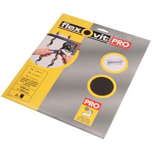 Flexovit Emery Cloth Sanding Sheets - Fine 120 - 230x280mm - 25 pcs Flexovit Emery Cloth Sanding Sheets - Fine 120 - 230x280mm - 25 pcs