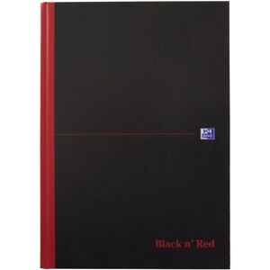 Oxford Black n' Red A4 Ruled Notebook - 192 Pages - Hardback Oxford Black n' Red A4 Ruled Notebook - 192 Pages - Hardback