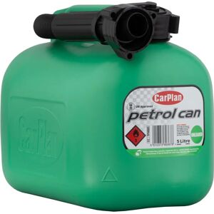 Récipient d'essence sans plomb CarPlan - Vert - 5 litres - Publicité Récipient d'essence sans plomb CarPlan - Vert - 5 litres - Publicité