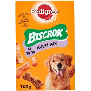 Biscotti per cani Pedigree Biscrock - 3 Gusti, 500 g Biscotti per cani Pedigree Biscrock - 3 Gusti, 500 g