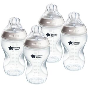 Tommee Tippee Closer to Nature Baby Bottles BreastLike Teat with AntiColic Valve 340ml Pack of 4 Tommee Tippee Closer to Nature Baby Bottles BreastLike Teat with AntiColic Valve 340ml Pack of 4