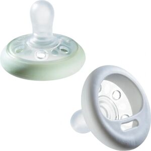 Tommee Tippee Silicone Soother Breast-Like Skin-Like Texture 6-18m Pack of 2 Tommee Tippee Silicone Soother Breast-Like Skin-Like Texture 6-18m Pack of 2