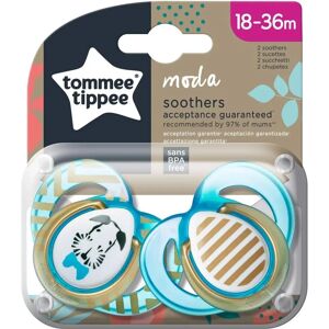 Tommee Tippee Blue/Gold Orthodontic Silicone Soother 18-36m - Soother Tommee Tippee Blue/Gold Orthodontic Silicone Soother 18-36m - Soother