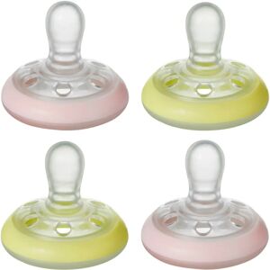 Tommee Tippee Breast-Like Soother Night - Glow in the Dark - Skin-Like Texture - 0-6m Tommee Tippee Breast-Like Soother Night - Glow in the Dark - Skin-Like Texture - 0-6m