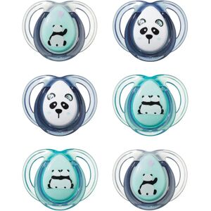 Tommee Tippee Baby Soothers Silicone Orthodontic Design - 6-18m Pack of 6 Tommee Tippee Baby Soothers Silicone Orthodontic Design - 6-18m Pack of 6