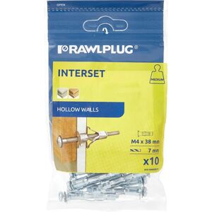 Rawlplug Interset M4 x 40 - Cavity Fixings & Screws Rawlplug Interset M4 x 40 - Cavity Fixings & Screws