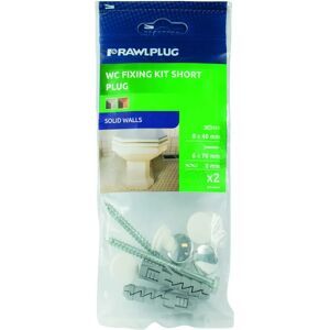 Rawlplug R-S1-WCB-B WC Fixing Kit - Adjustable, Suitable for Solid Floors Rawlplug R-S1-WCB-B WC Fixing Kit - Adjustable, Suitable for Solid Floors