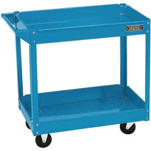 Draper 07629 2 Tier Trolley - Heavy Duty Steel - Blue - Workshop Equipment Draper 07629 2 Tier Trolley - Heavy Duty Steel - Blue - Workshop Equipment